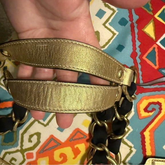 NWOT Coach Limited Edition Tattoo Gold Purse Handbag !! - Picture 10 of 14